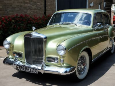 Custom metallic paint job with unique color blend